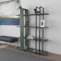 HANAH HOME Polica za knjige Onno Green Black - slika 1