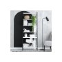 HANAH HOME Polica za knjige Bruno Black White - slika 2