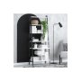 HANAH HOME Polica za knjige Bruno Black White - slika 1