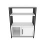 HANAH HOME Polica za knjige Letos White Black - slika 4