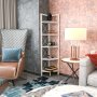 HANAH HOME Polica za knjige Remo White - slika 2