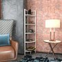 HANAH HOME Polica za knjige Remo White - slika 1
