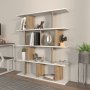 HANAH HOME Polica za knjige Grace White Walnut - slika 2