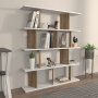HANAH HOME Polica za knjige Grace White Walnut - slika 3