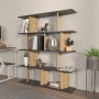 HANAH HOME Polica za knjige Grace Black Oak - slika 2