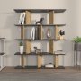 HANAH HOME Polica za knjige Grace Black Oak - slika 1