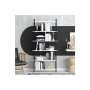 HANAH HOME Polica za knjige Roza Black White - slika 2