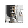 HANAH HOME Polica za knjige Tera Sapphire Oak Black - slika 2
