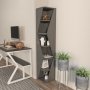 HANAH HOME Polica za knjige Arrow Anthracite - slika 3