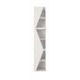 HANAH HOME Polica za knjige Arrow White - slika 4