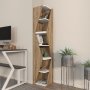 HANAH HOME Polica za knjige Arrow Walnut White - slika 2