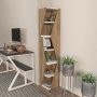 HANAH HOME Polica za knjige Arrow Walnut White - slika 3