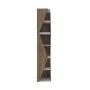 HANAH HOME Polica za knjige Arrow Walnut White - slika 4
