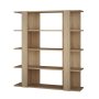 HANAH HOME Polica za knjige Tita Oak Oak - slika 3