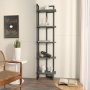 HANAH HOME Polica za knjige Alice Black Green - slika 2