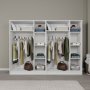 HANAH HOME Ormar bele boje Kardelen 1600 127 - slika 3