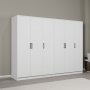 HANAH HOME Ormar bele boje Kardelen 1600 127 - slika 1