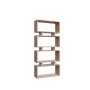 HANAH HOME Polica za knjige Langdon Oak White - slika 2