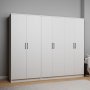 HANAH HOME Ormar bela boja Kardelen 1600 105 - slika 2