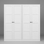 HANAH HOME Ormar Bele boje Lucas 1600 90 - slika 5