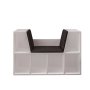 HANAH HOME Polica za knjige Livora White - slika 4