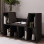 HANAH HOME Polica za knjige Livora Anthracite - slika 3