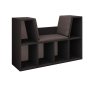 HANAH HOME Polica za knjige Livora Anthracite - slika 4