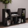 HANAH HOME Polica za knjige Livora Anthracite - slika 1