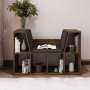 HANAH HOME Polica za knjige Livora Rustic Walnut - slika 2