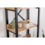 HANAH HOME Polica za knjige Adisa Sapphire - slika 3