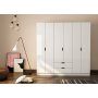 HANAH HOME Ormar mat bele boje Rb 157 - slika 2