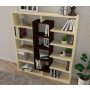 HANAH HOME Polica za knjige Ample Wenge Birch - slika 3