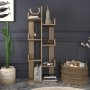 HANAH HOME Polica za knjige Luisa Walnut - slika 3