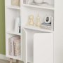 HANAH HOME Polica za knjige Lumo White - slika 3