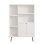 HANAH HOME Polica za knjige Lumo White - slika 5