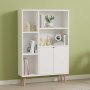 HANAH HOME Polica za knjige Lumo White - slika 1