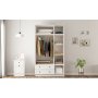 HANAH HOME Ormar mat bela boja Rb 168 01 002 - slika 3