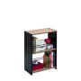 HANAH HOME Polica za knjige Black Small Bookcase - slika 3