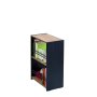 HANAH HOME Polica za knjige Black Small Bookcase - slika 4