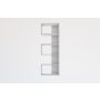 HANAH HOME Polica za knjige Nebu White - slika 3
