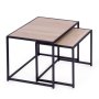 ModernHome Klub sto loft, set od dva komada - slika 2