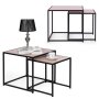 ModernHome Klub sto loft, set od dva komada - slika 1