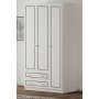 HANAH HOME Mat bela boja ormar Rb 093 01 - slika 2