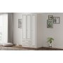 HANAH HOME Mat bela boja ormar Rb 093 01 - slika 1