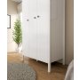 HANAH HOME Drveni ormar bele boje FRN 20067 - slika 2