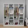 HANAH HOME Ormar bele boje Kardelen 1600 103 - slika 3