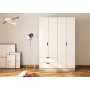 HANAH HOME Ormar mat bele boje Rb 156 - slika 2