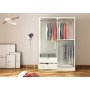 HANAH HOME Ormar mat bele boje Rb 156 - slika 3