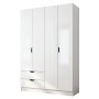 HANAH HOME Ormar mat bele boje Rb 156 - slika 4
