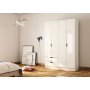 HANAH HOME Ormar mat bele boje Rb 156 - slika 1